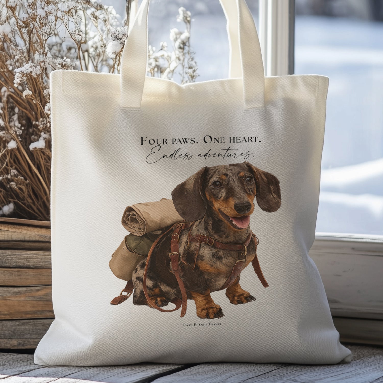 Custom Dog Tote Bag