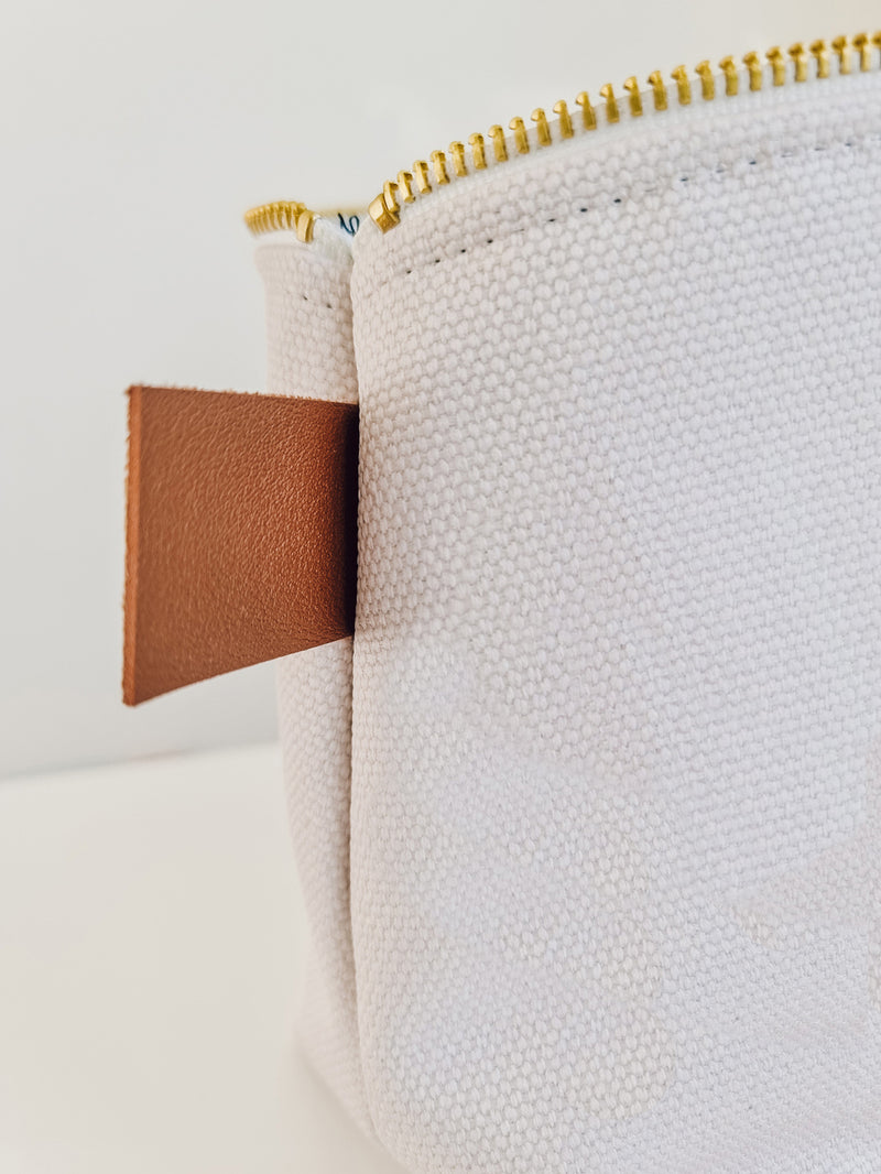 Trousse de voyage azur personnalisée