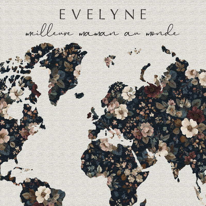 Sac de magasinage floral personnalisé