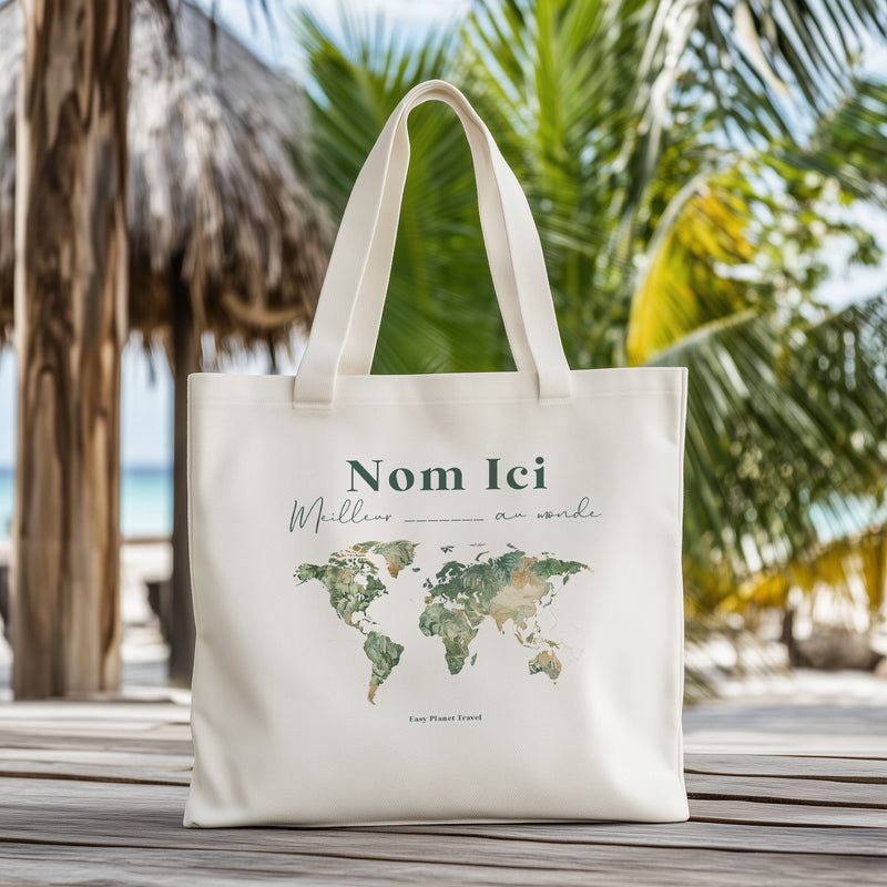 Custom Tropical Tote Bag