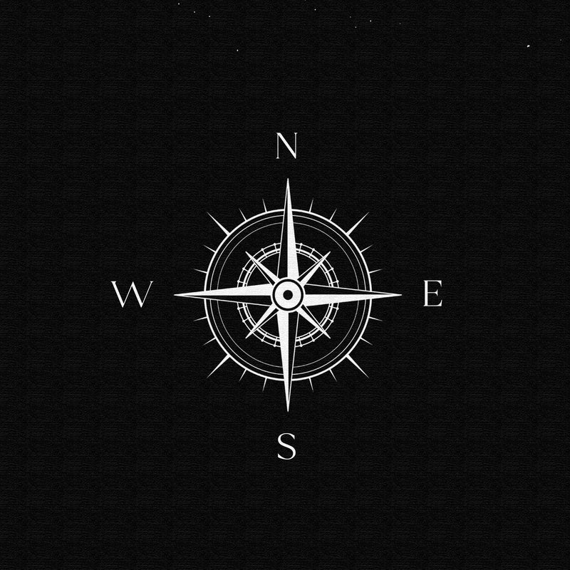 Carte du monde noire minimaliste