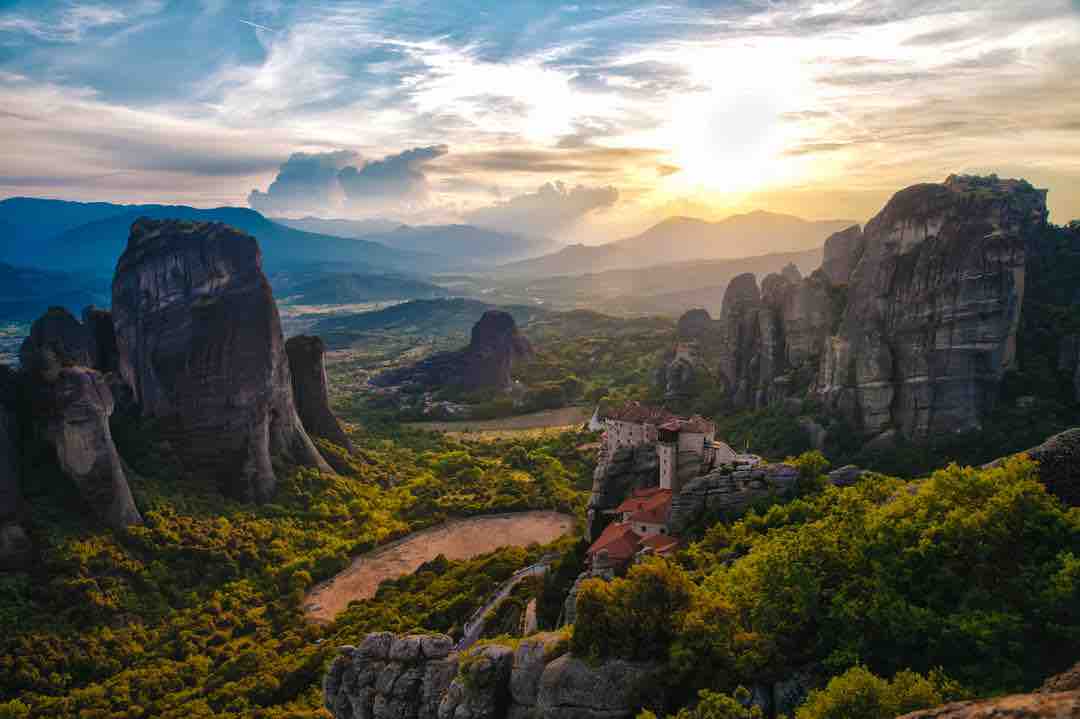 Hiking in Meteora