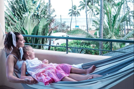 Relaxation in a hammock, Hotel Alisei