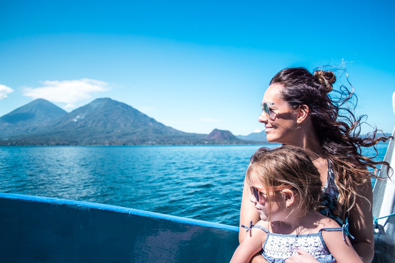 Boat tour on Lake Atitlan