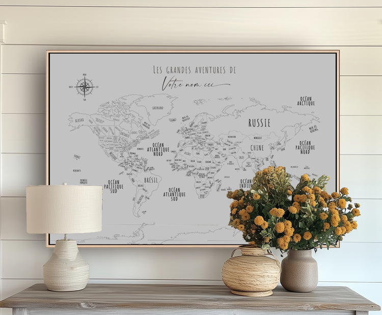 Minimalist World Maps