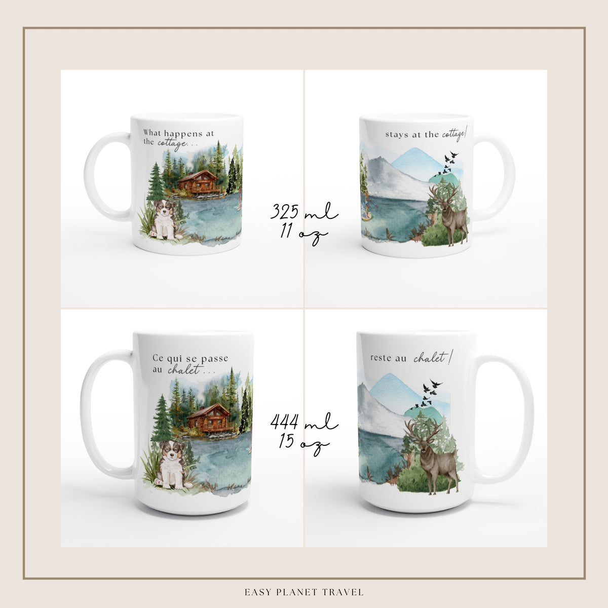 Tasse à café chalet