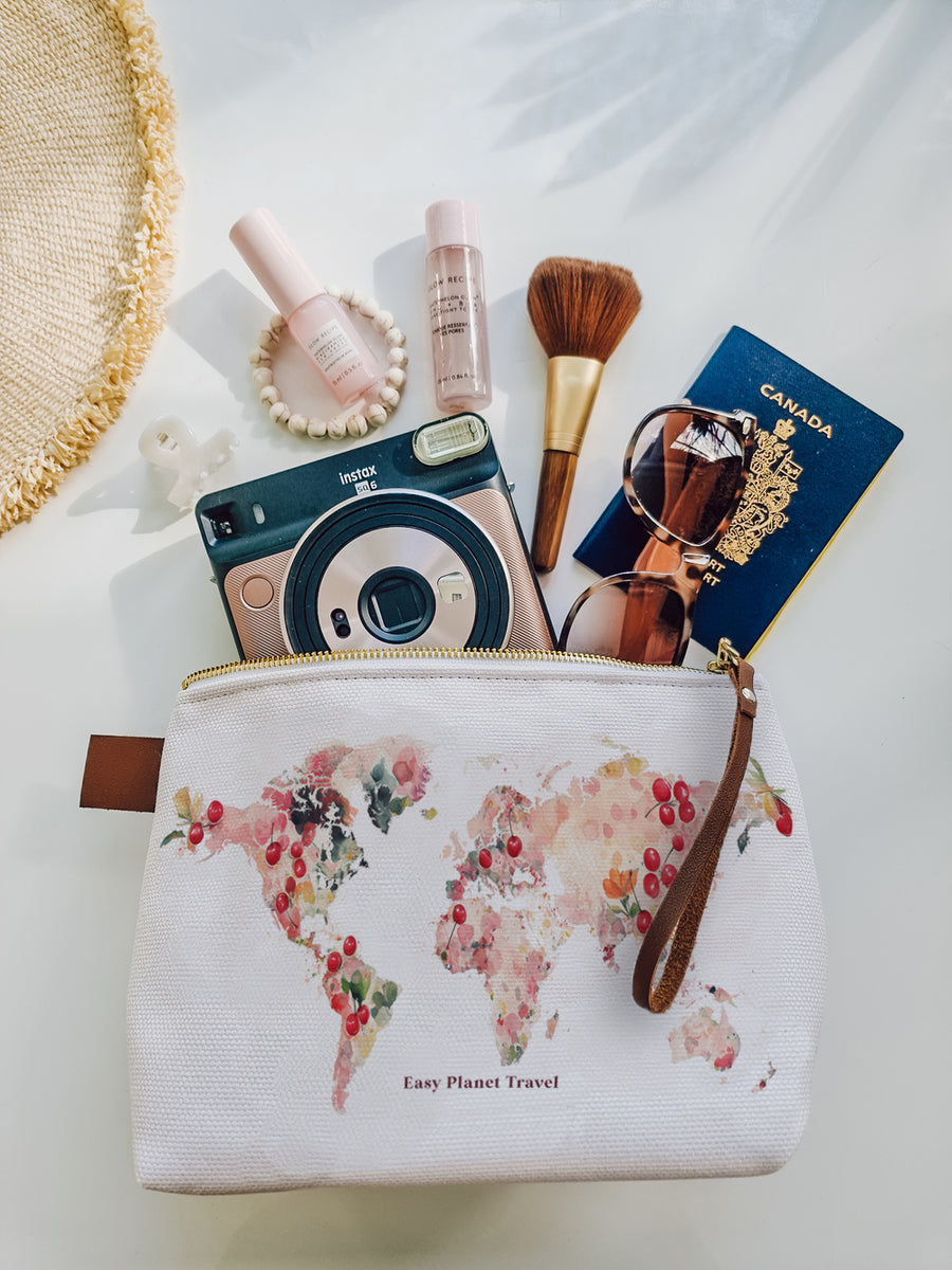 Trousse de voyage cerise personnalisée