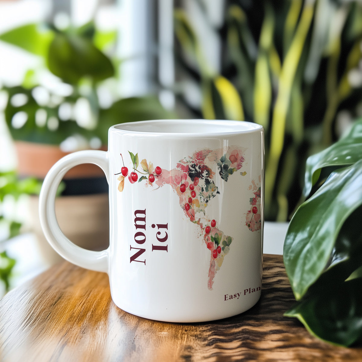 Tasse personnalisée cerise