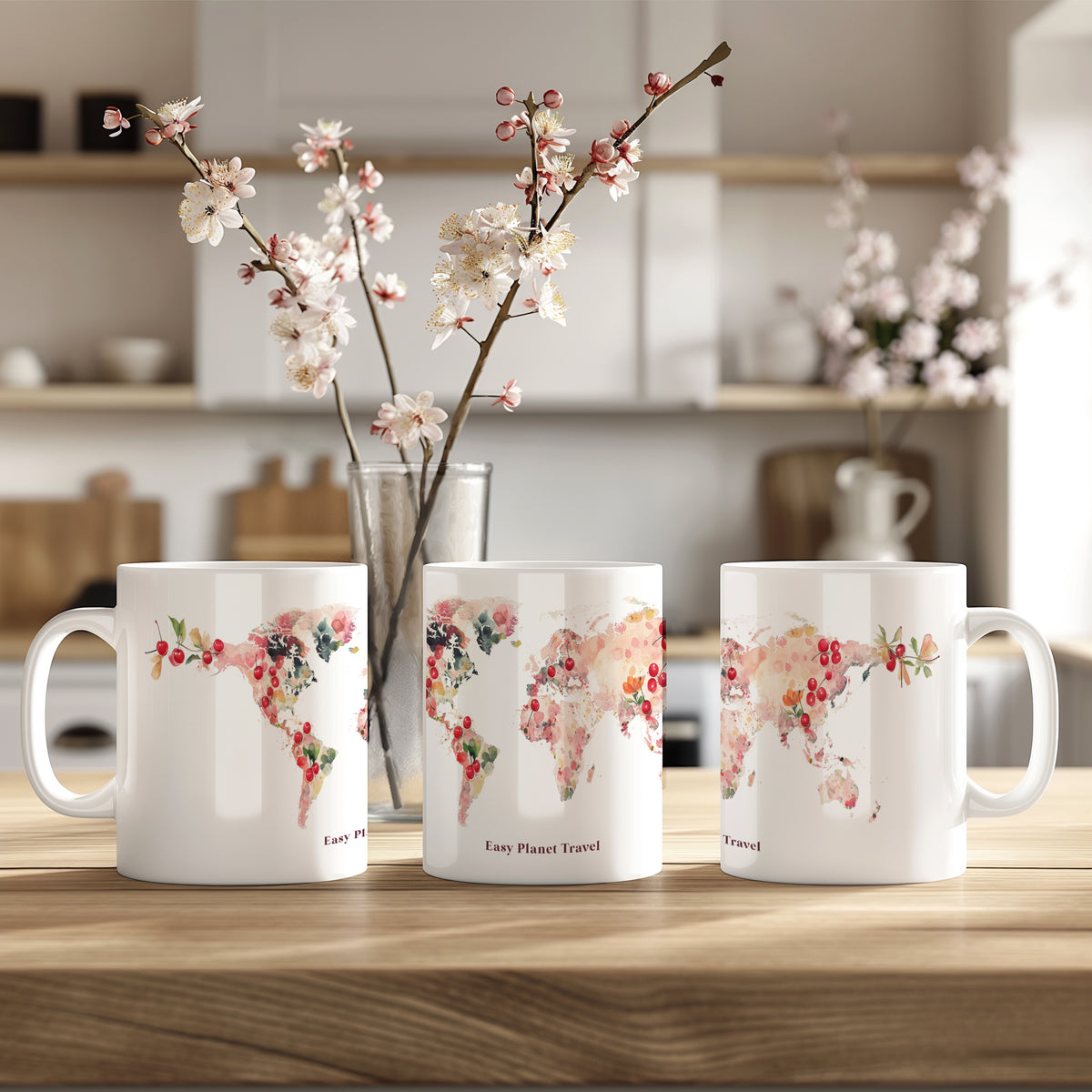 Tasse personnalisée cerise