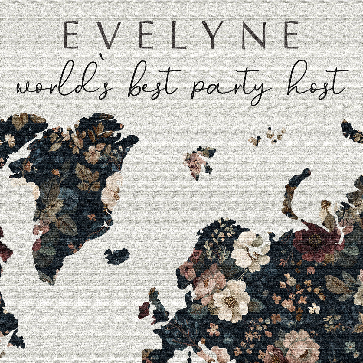 Sac de magasinage floral personnalisé