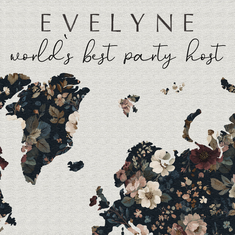 Sac de magasinage floral personnalisé