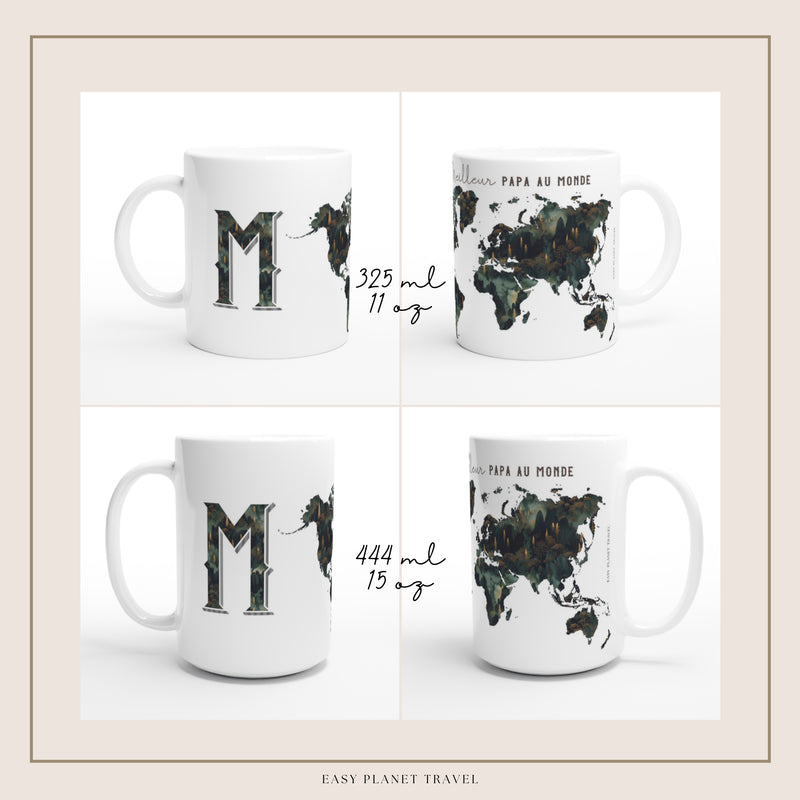 Personalized Pine Coffee Mug