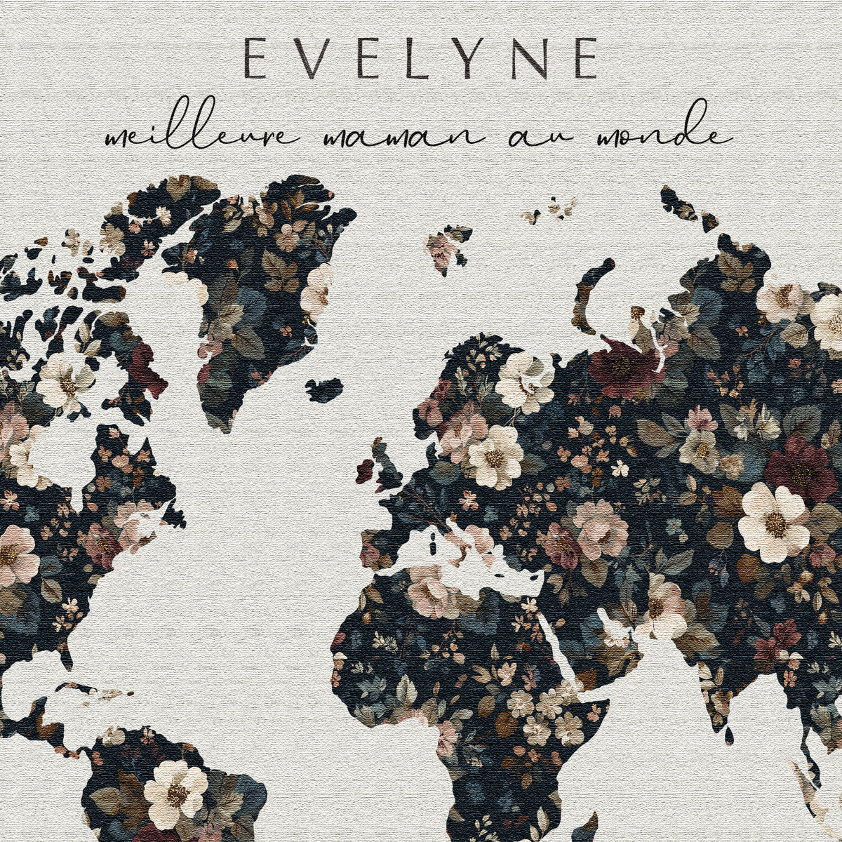 Sac de magasinage floral personnalisé