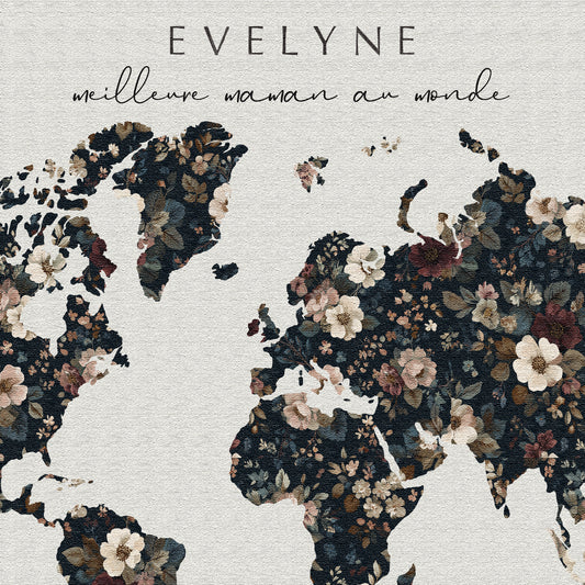 Sac de magasinage floral personnalisé