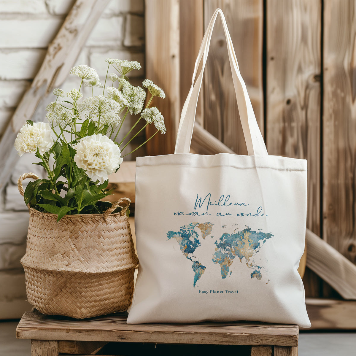 Custom Azur Tote Bag