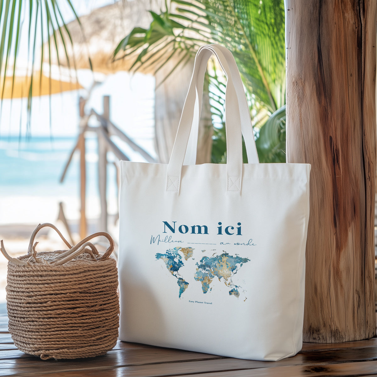Custom Azur Tote Bag