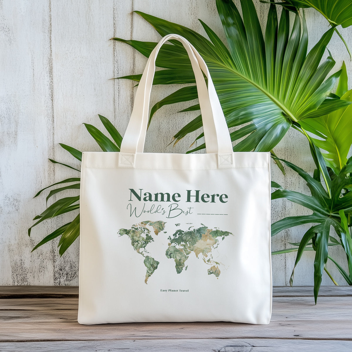 Custom Tropical Tote Bag