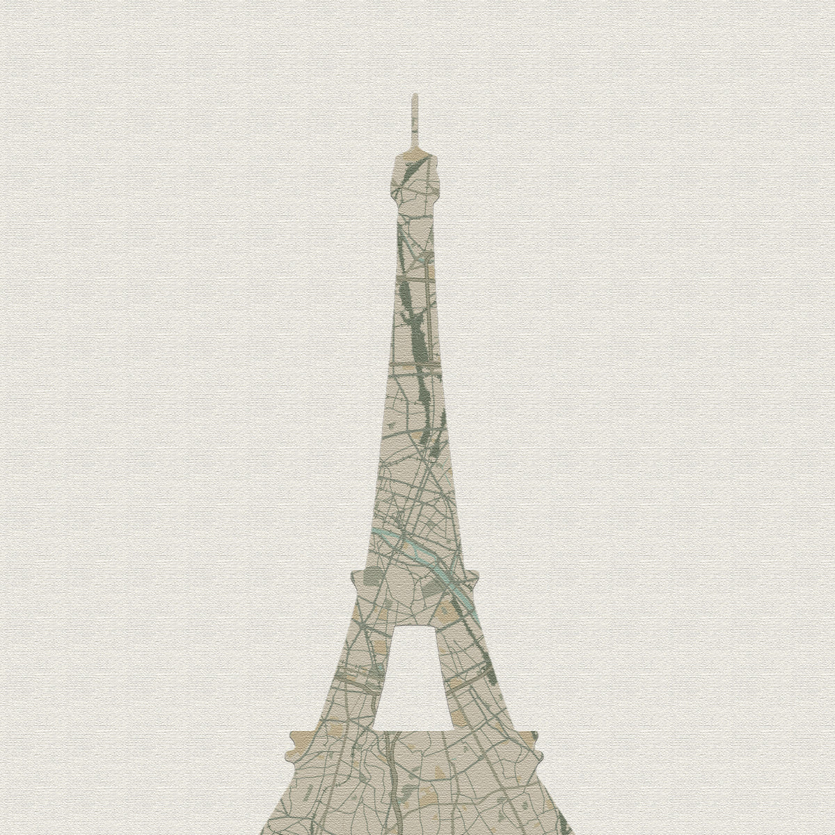 Custom Eiffel Tower Map