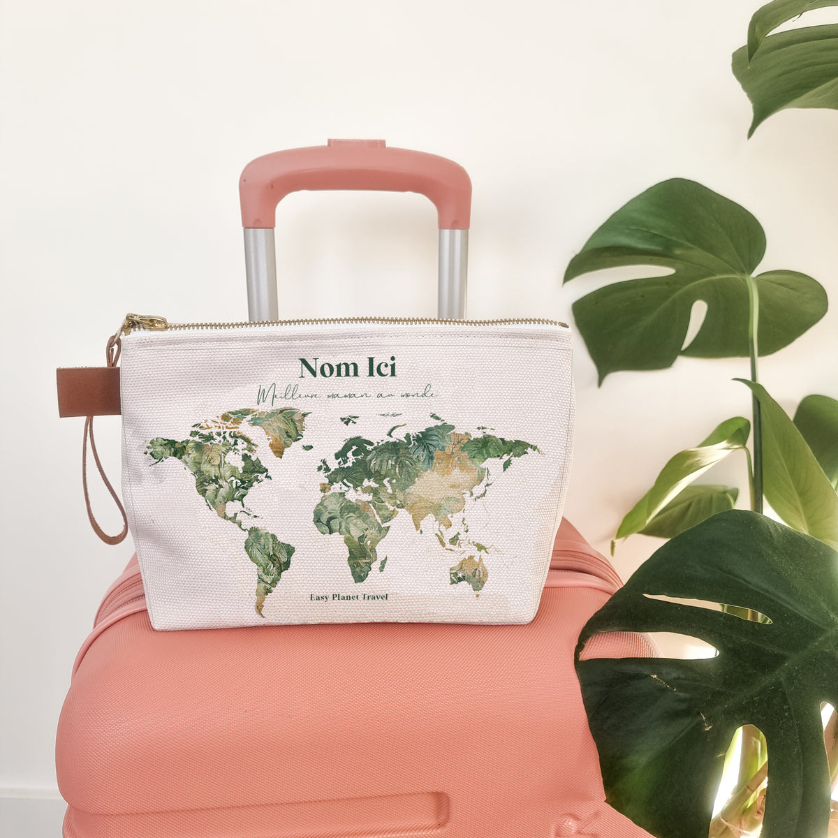 Trousse de voyage tropicale personnalisée