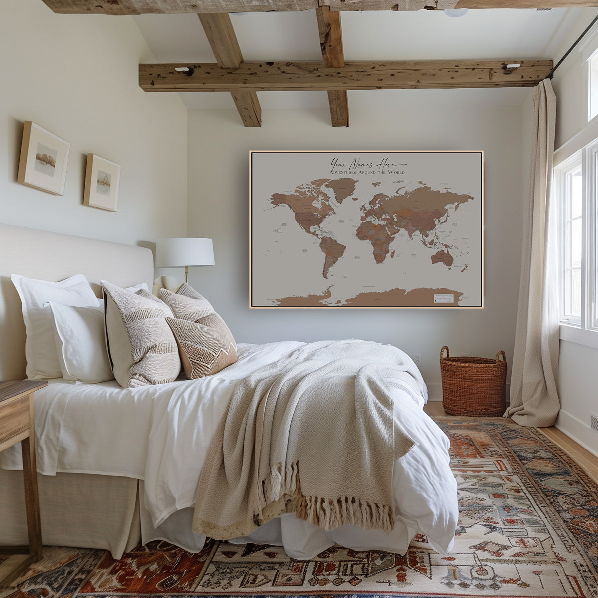 Custom Political World Map Cappadocia
