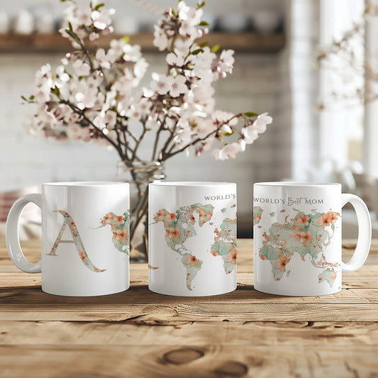 Personalized Blossom Coffee Mug