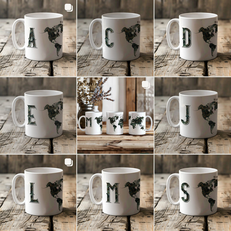 Personalized Pine Coffee Mug