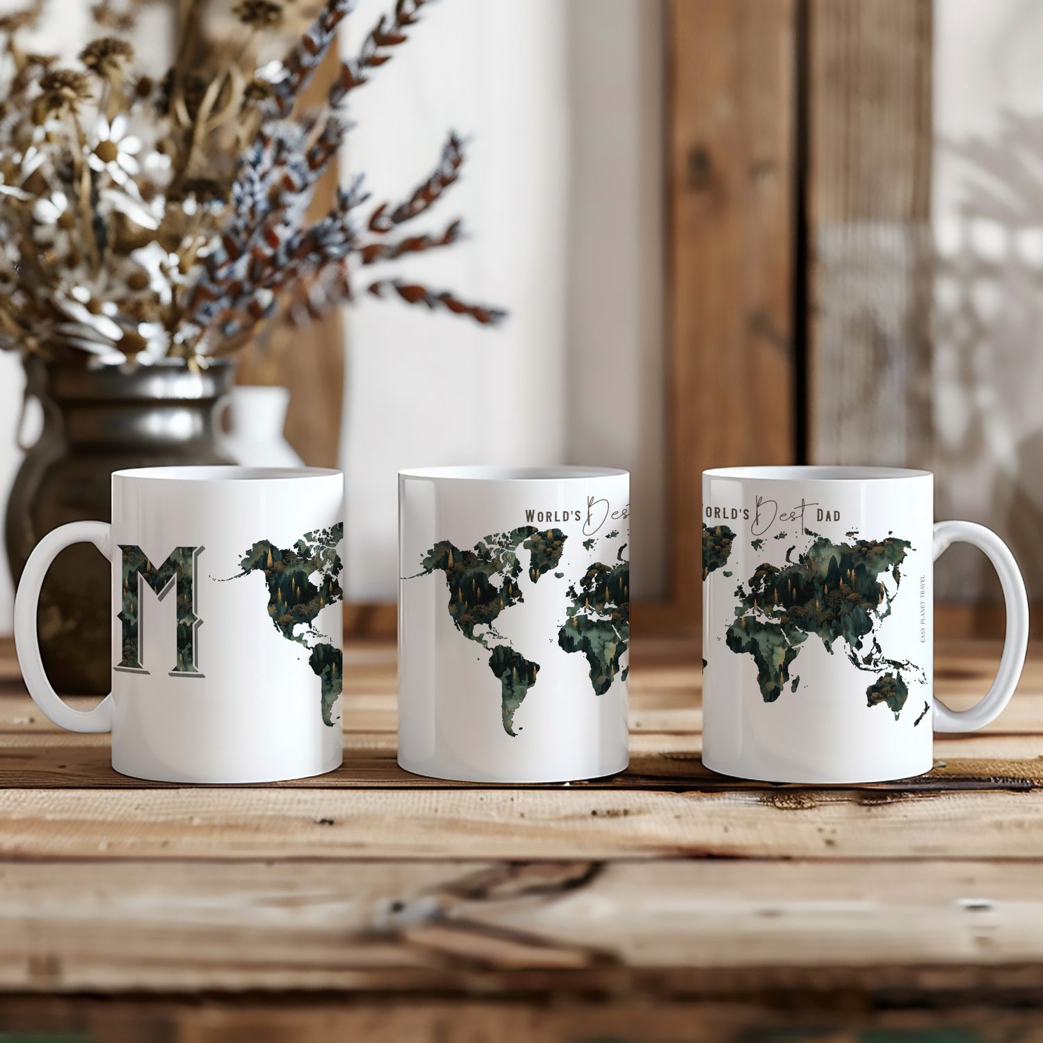 Tasse personnalisée forêt de pins