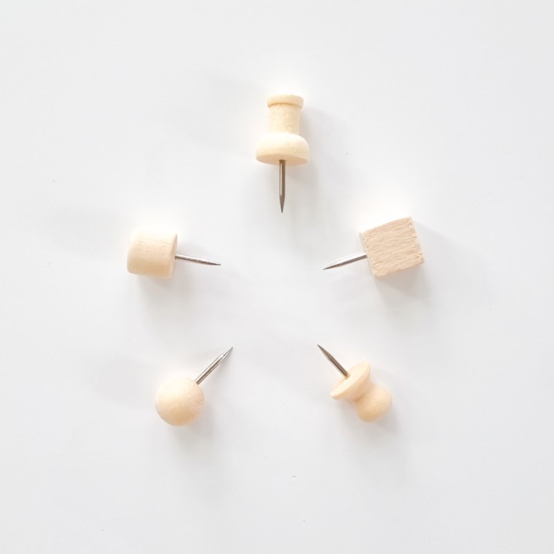 Wooden Push Pins for World Maps