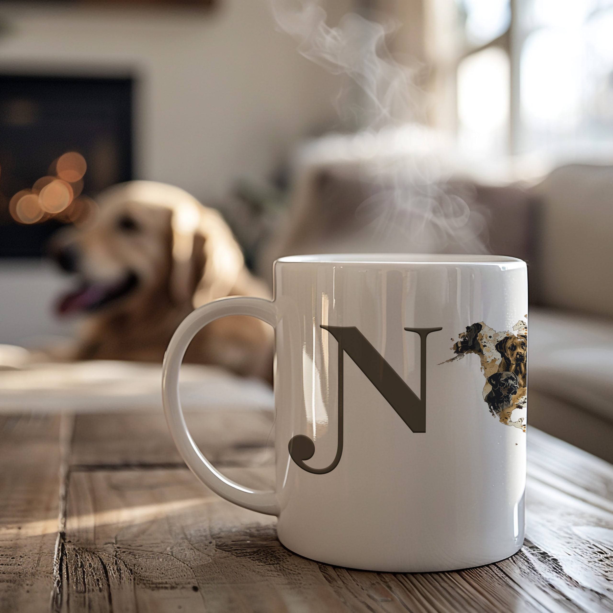 Personalized Dog Coffee Mug Easy Planet Travel